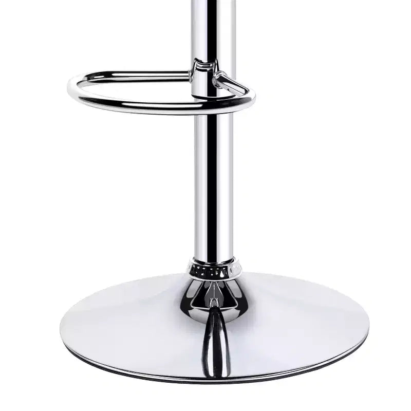 Yaheetech Lot de 2 tabourets de bar pivotants réglables modernes en cuir PU avec dossier