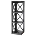 38.5 Oxford 3 Tier Corner Bookcase - Breighton Home