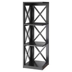 38.5 Oxford 3 Tier Corner Bookcase - Breighton Home