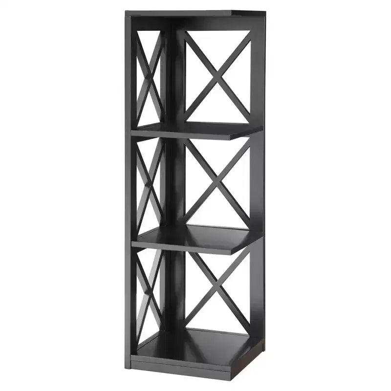 38.5 Oxford 3 Tier Corner Bookcase - Breighton Home