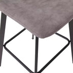 Flash Furniture Caleb Tabourets de bar modernes sans accoudoirs de 76,2 cm de hauteur commerciale avec repose-pieds et cadres en fer mat, lot de 2