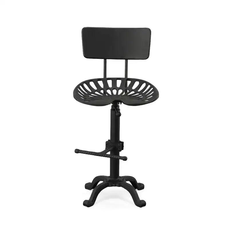 Tabouret de bar réglable avec dossier Carolina Living Austin, hauteur comptoir, assise tracteur