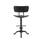 Tabouret de bar réglable avec dossier Carolina Living Austin, hauteur comptoir, assise tracteur