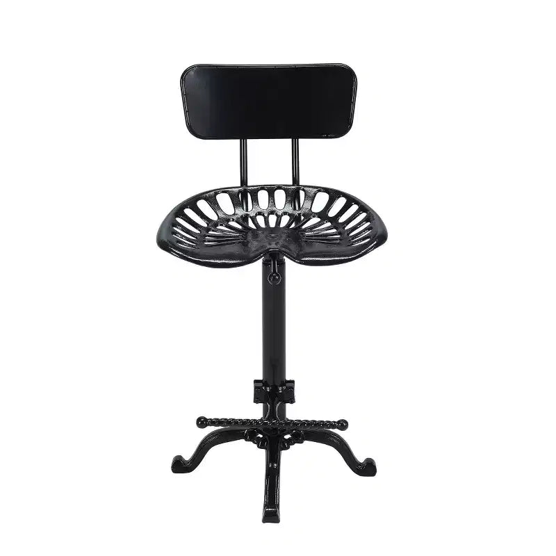Carolina Living Austin Adjustable Tractor Seat Counter Height Barstool with Back