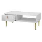 Table basse contemporaine Tabaria avec tiroir - Lifestorey