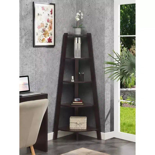 Étagère d'angle large 5 niveaux 62 Newport - Breighton Home