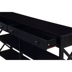 Console 2 tiroirs avec étagères 60 Oxford - Breighton Home