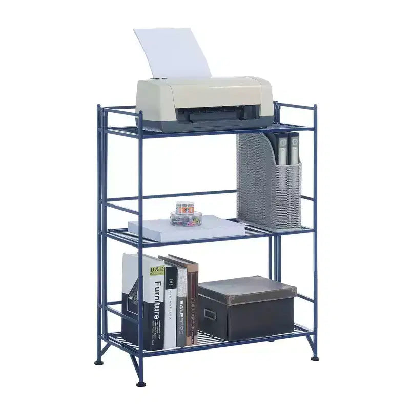 32,5 Breighton Home FlexiSpace Étagère métallique pliable large à 3 niveaux