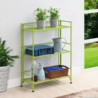 32,5 Breighton Home FlexiSpace Étagère métallique pliable large à 3 niveaux