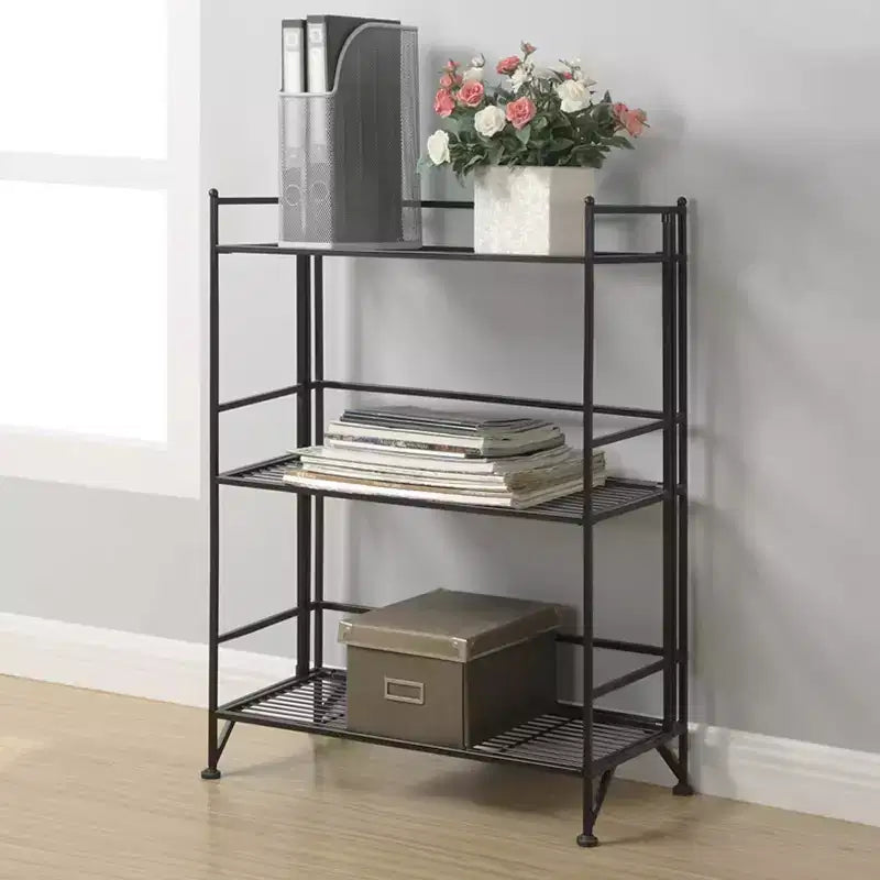 32,5 Breighton Home FlexiSpace Étagère métallique pliable large à 3 niveaux