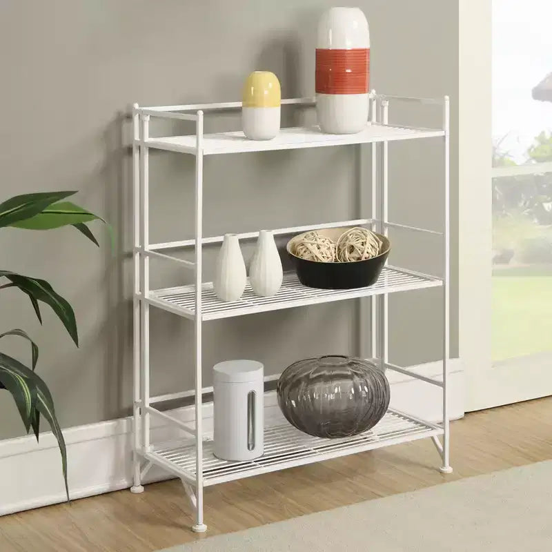 32,5 Breighton Home FlexiSpace Étagère métallique pliable large à 3 niveaux