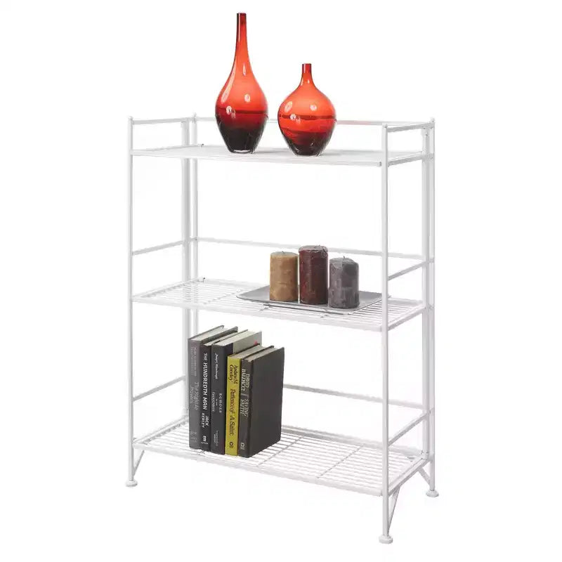 32,5 Breighton Home FlexiSpace Étagère métallique pliable large à 3 niveaux