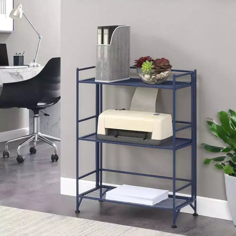 32,5 Breighton Home FlexiSpace Étagère métallique pliable large à 3 niveaux