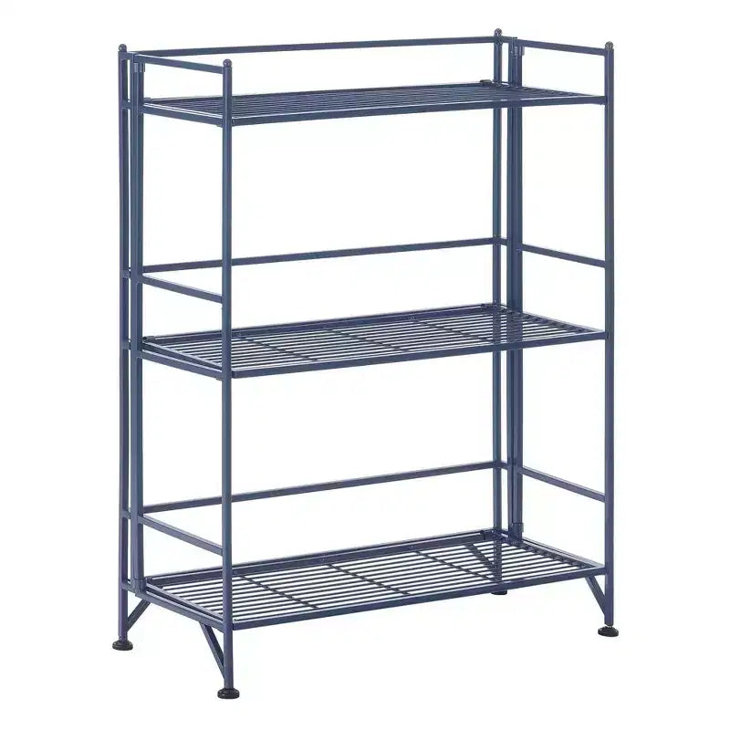 32,5 Breighton Home FlexiSpace Étagère métallique pliable large à 3 niveaux