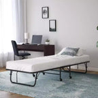 Lit d'appoint pliant Signature Sleep Barry avec matelas de 10 cm, une place