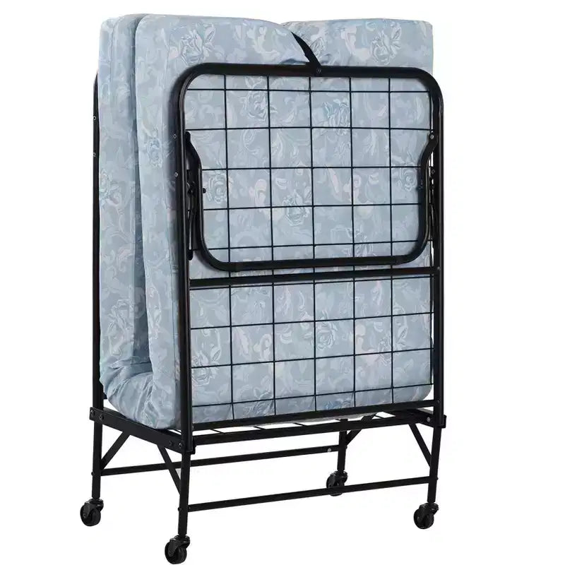 Lit d'appoint pliant Signature Sleep Barry avec matelas de 10 cm, une place
