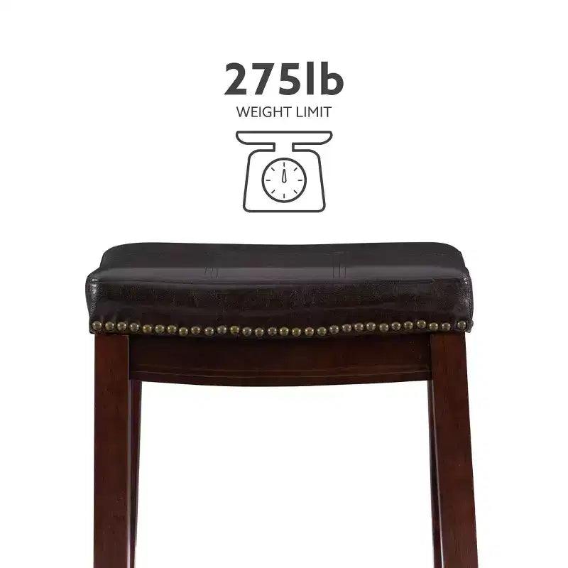 Lot de 2 tabourets de bar hauteur comptoir Claridge - Linon
