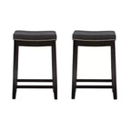 Lot de 2 tabourets de bar hauteur comptoir Claridge - Linon