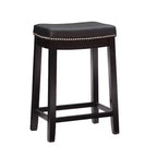 Lot de 2 tabourets de bar hauteur comptoir Claridge - Linon