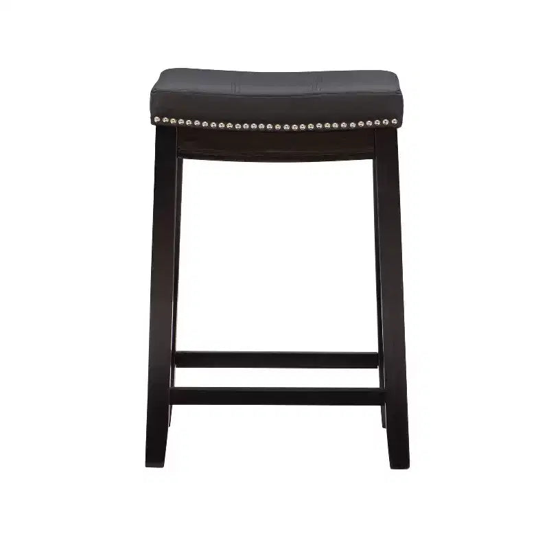 Lot de 2 tabourets de bar hauteur comptoir Claridge - Linon