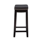 Lot de 2 tabourets de bar hauteur comptoir Claridge - Linon