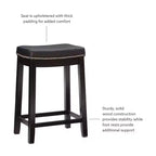 Lot de 2 tabourets de bar hauteur comptoir Claridge - Linon
