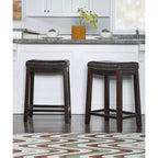 Lot de 2 tabourets de bar hauteur comptoir Claridge - Linon