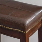 Lot de 2 tabourets de bar hauteur comptoir Claridge - Linon