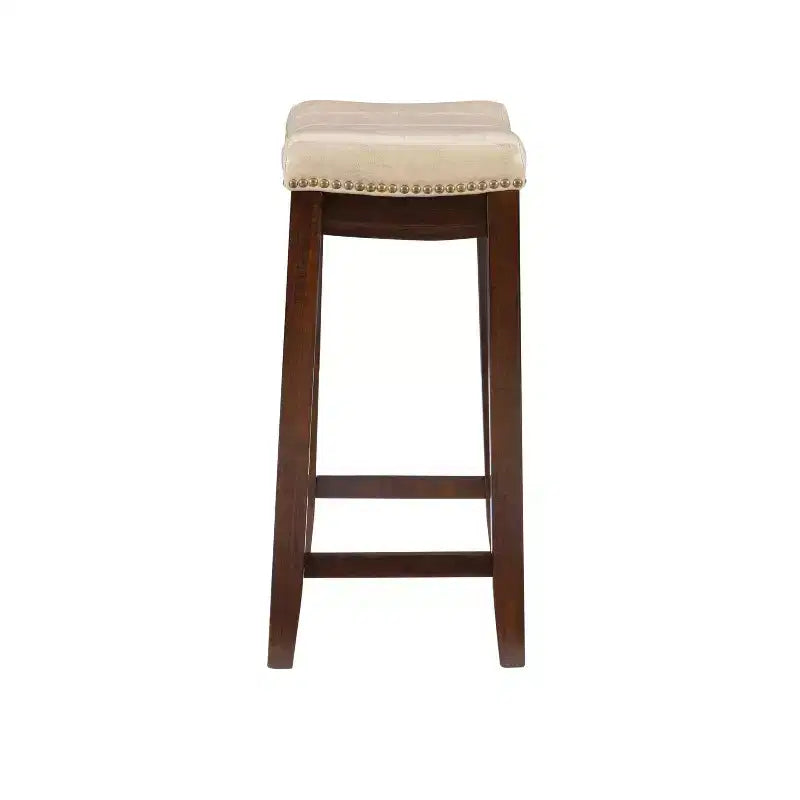 Lot de 2 tabourets de bar hauteur comptoir Claridge - Linon