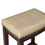 Lot de 2 tabourets de bar hauteur comptoir Claridge - Linon