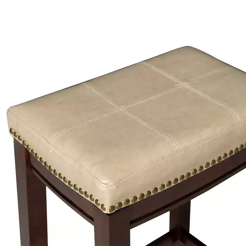 Lot de 2 tabourets de bar hauteur comptoir Claridge - Linon