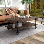 Table Basse 1 Étagère Huntingdale Industrial - miBasics