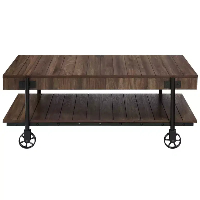 Table Basse 1 Étagère Huntingdale Industrial - miBasics