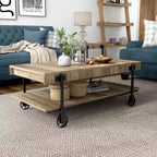 Table Basse 1 Étagère Huntingdale Industrial - miBasics