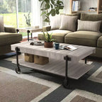 Table Basse 1 Étagère Huntingdale Industrial - miBasics