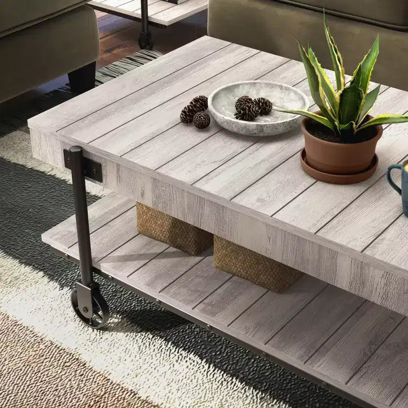 Table Basse 1 Étagère Huntingdale Industrial - miBasics