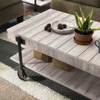 Table Basse 1 Étagère Huntingdale Industrial - miBasics