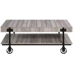 Table Basse 1 Étagère Huntingdale Industrial - miBasics