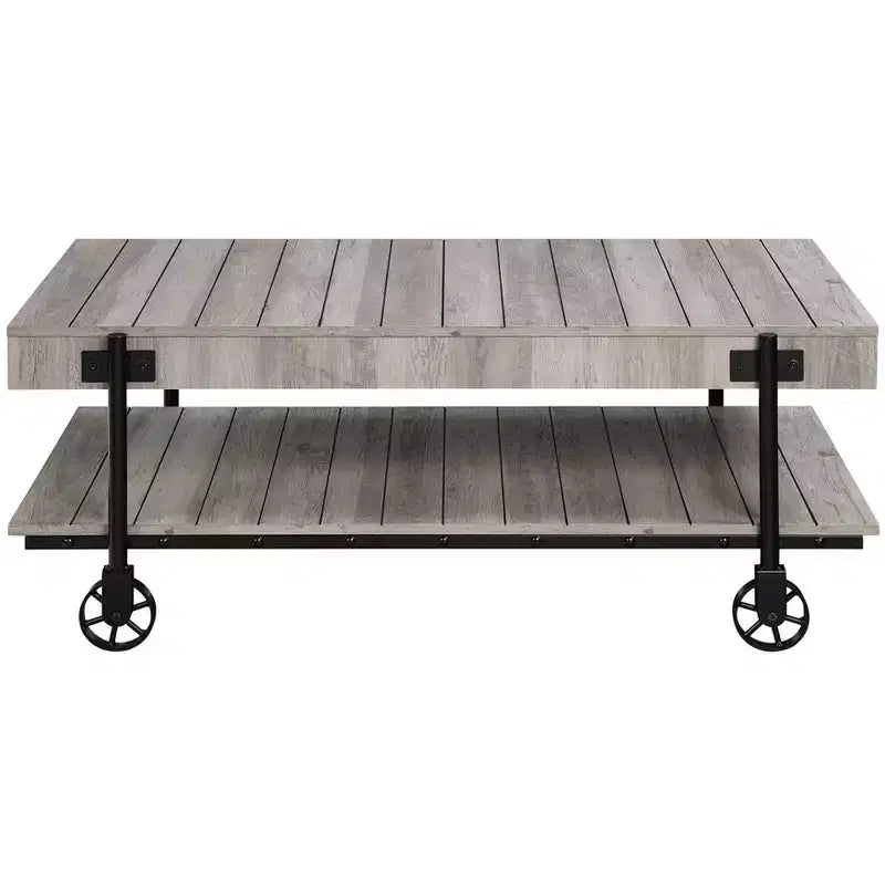 Table Basse 1 Étagère Huntingdale Industrial - miBasics