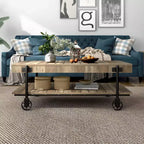 Table Basse 1 Étagère Huntingdale Industrial - miBasics