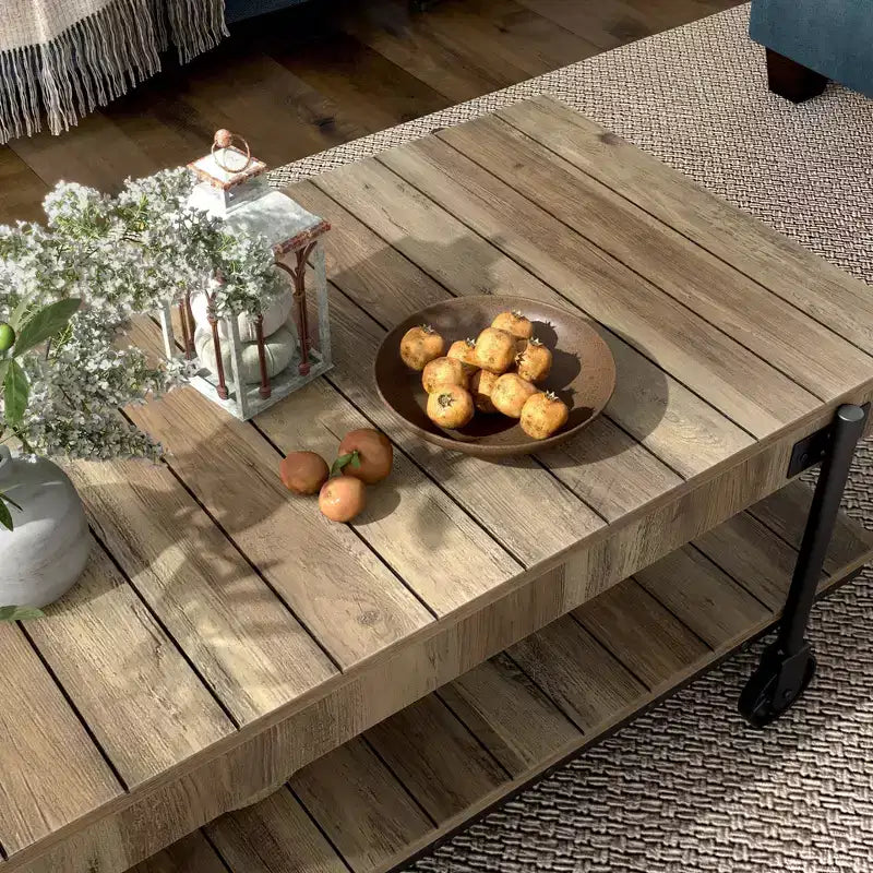 Table Basse 1 Étagère Huntingdale Industrial - miBasics