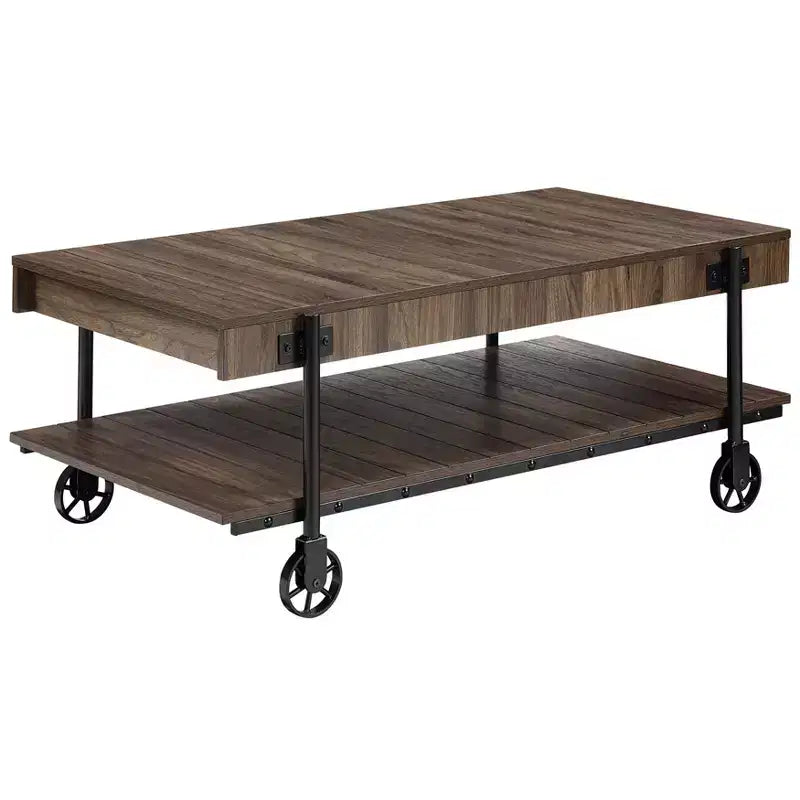Table Basse 1 Étagère Huntingdale Industrial - miBasics