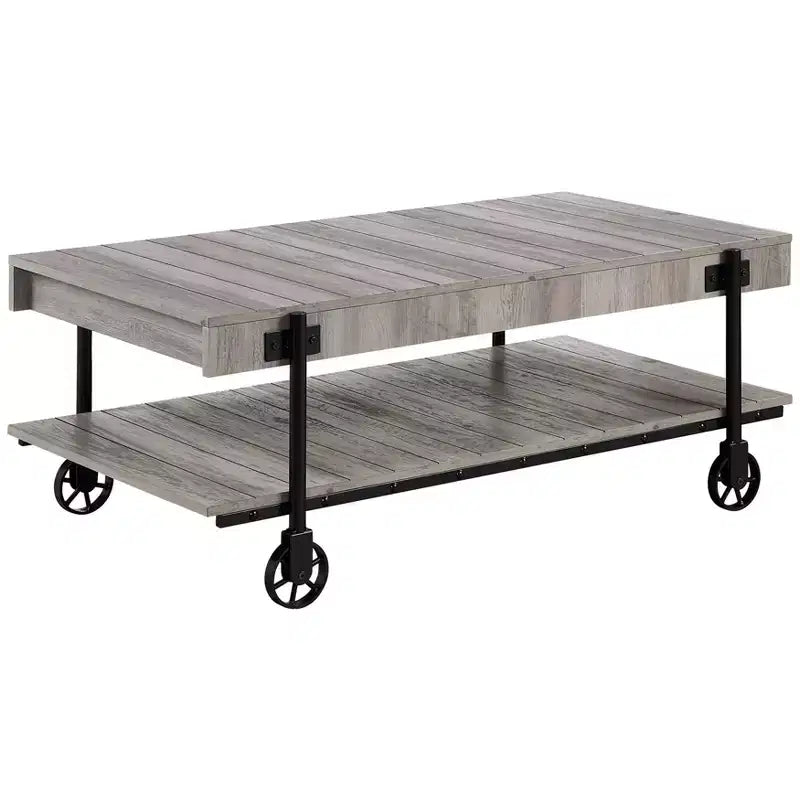 Table Basse 1 Étagère Huntingdale Industrial - miBasics