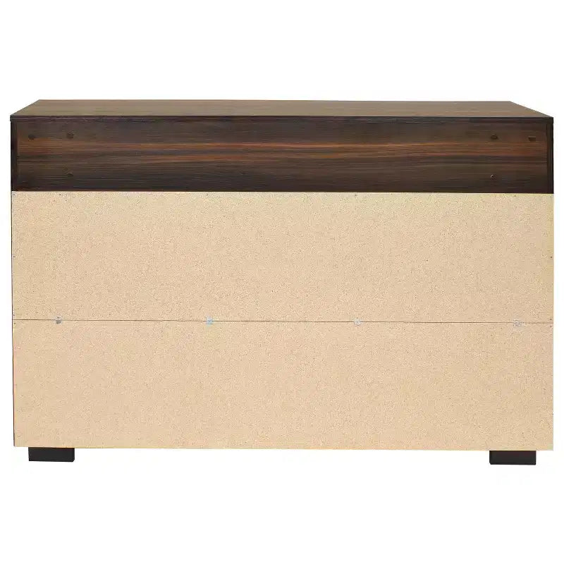 Buffet de rangement Anthony d'intérieur Sunnydaze avec étagères – 48,5 po