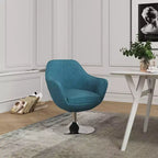 Lot de 2 chaises d'appoint pivotantes en similicuir Caisson - Manhattan Comfort