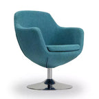 Lot de 2 chaises d'appoint pivotantes en similicuir Caisson - Manhattan Comfort