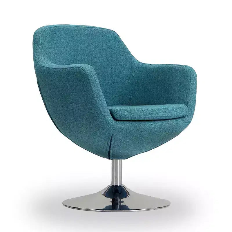 Lot de 2 chaises d'appoint pivotantes en similicuir Caisson - Manhattan Comfort