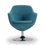 Lot de 2 chaises d'appoint pivotantes en similicuir Caisson - Manhattan Comfort