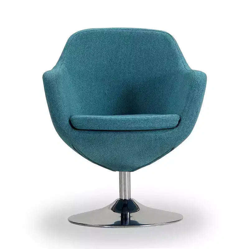 Lot de 2 chaises d'appoint pivotantes en similicuir Caisson - Manhattan Comfort