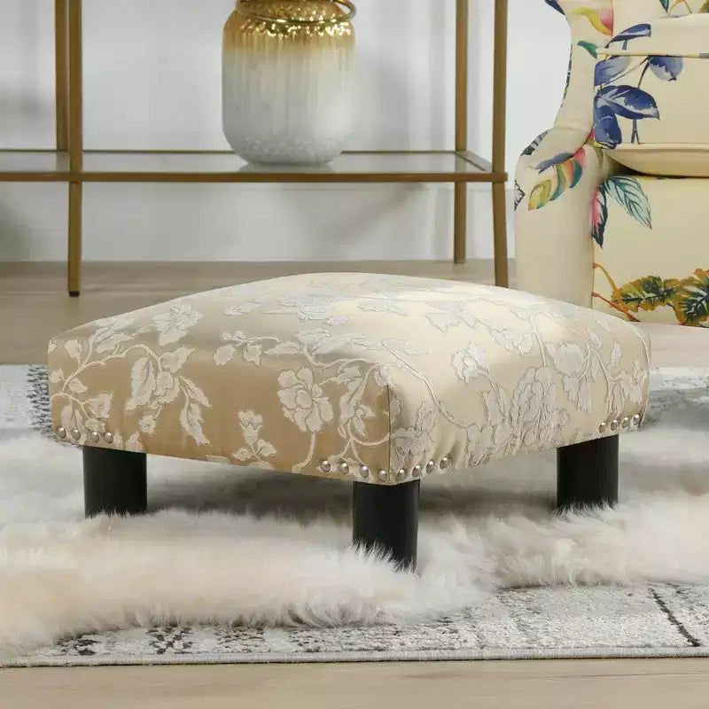 Jennifer Taylor Home Jules repose-pieds carré 16 po